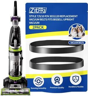 Vacuum Belt 2 Pack Compatible w Bissell Style 7/9/10 PowerForce, CleanView 30311